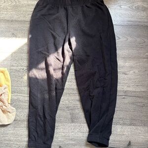 black pacsun sweatpants joggers